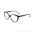 French Low Moq Cat Eye Light Blocking Glasses Acetate Optical Frames